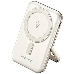 Vention Magnetic Powerbank FHNW0 20W, 10000 mAh (white) (10000 mAh, 20 W, 38.50 Wh), Powerbank, Weiss