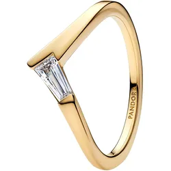 Pandora 165084C01 Damenring Tiara Baguette Goldfarben, 60/19,1