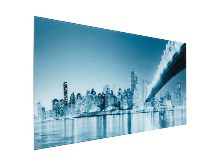 Glasbild 50x125 New York Bridge
