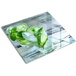 GLASPLATTE 60x52 cm Wassergurken