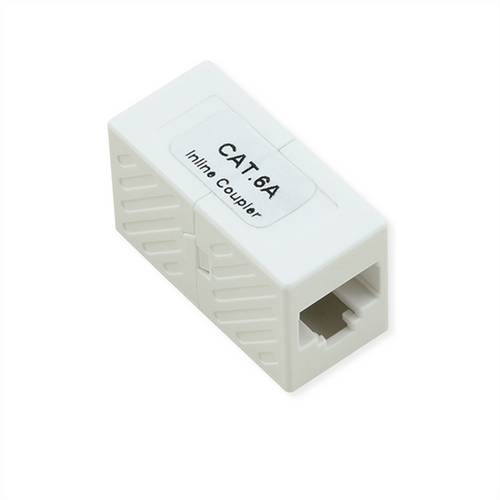 Roline RJ-45 Kupplung ungeschirmt, Cat.6A (Class EA), weiß