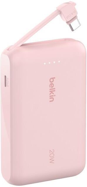 Belkin Powerbank 10k Con Cavo Integrato-rosa