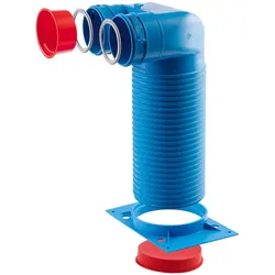 Kermi x-well Ventilanschluss 90 Grad 2x NW 75 - 125