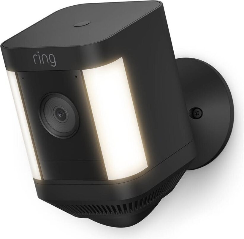 Amazon Ring Spotlight Cam Plus Battery Zwart