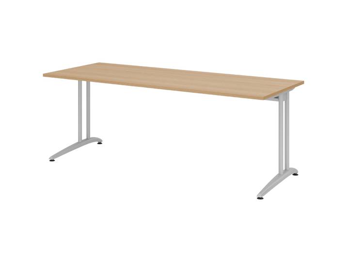 Schreibtisch Office Eiche 200 x 80 cm - Schreibtisch