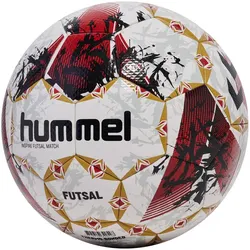 hummel hmlINSPIRE Match Futsal 3873 - maroon/white/gold 4