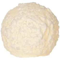 LED Kerze Schneeball Kugel Schneekugel Kugelkerze Echtwachs flackernd weiß