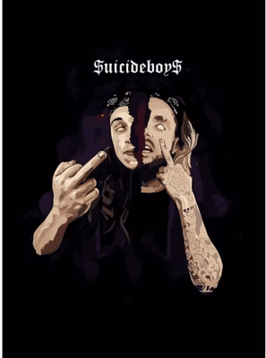 Inspire Picks Suicideboys Vintage Rap Album Poster Hip Hop Canvas Wall Art Decor 7 30x42cm Unframed