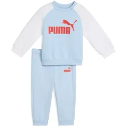 PUMA Minicats Essentials Raglan Fleece Crew Baby-Jogginganzug 48 - haute tropic 68