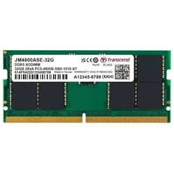 Transcend 32GB DDR5 4800 SO-DIMM (1 x 32GB, 4800 MHz, DDR5-RAM, SO-DIMM), RAM, Grün