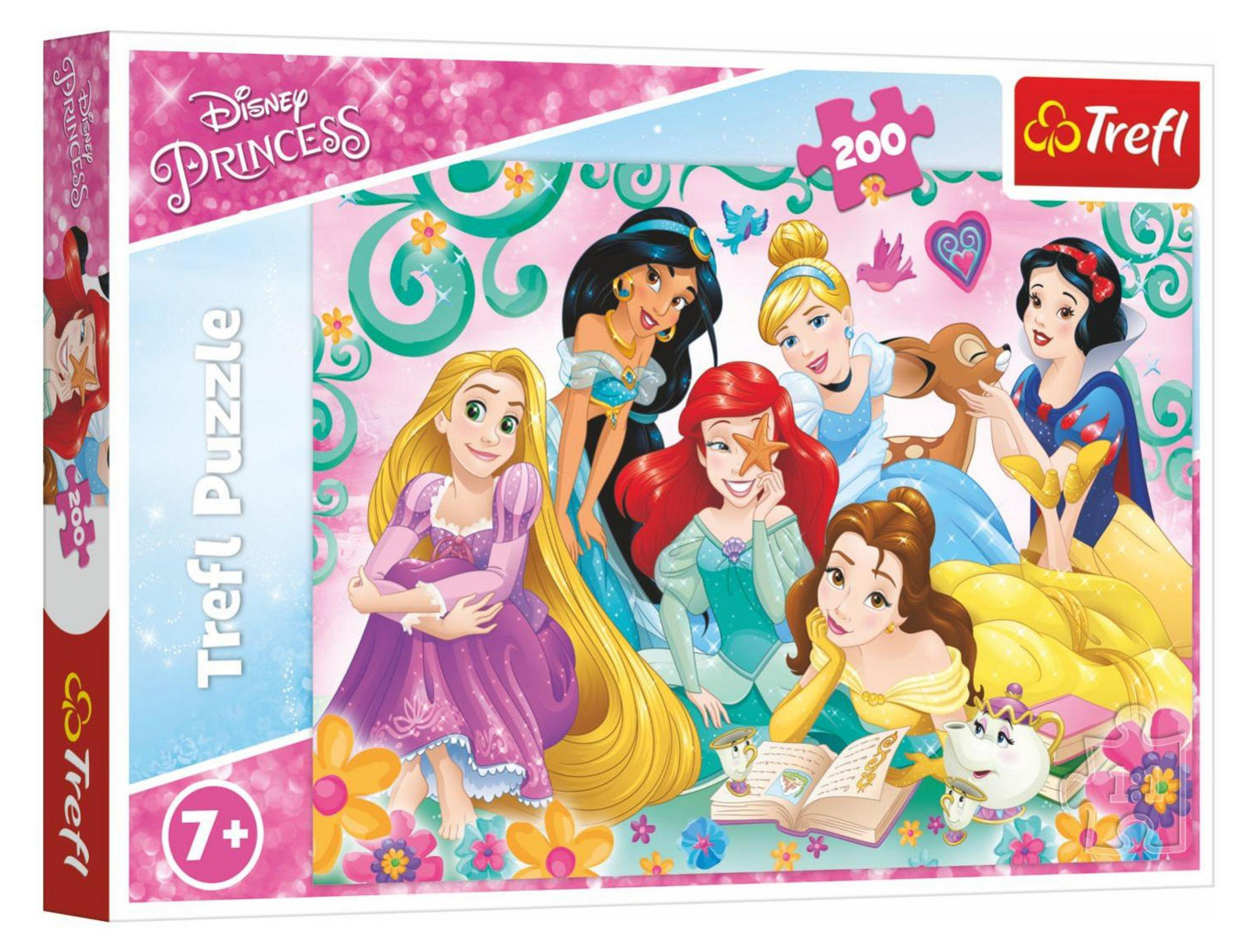 Trefl Disney Prinsessen Puzzel met 200 stukjes voor kinderen vanaf 7 jaar