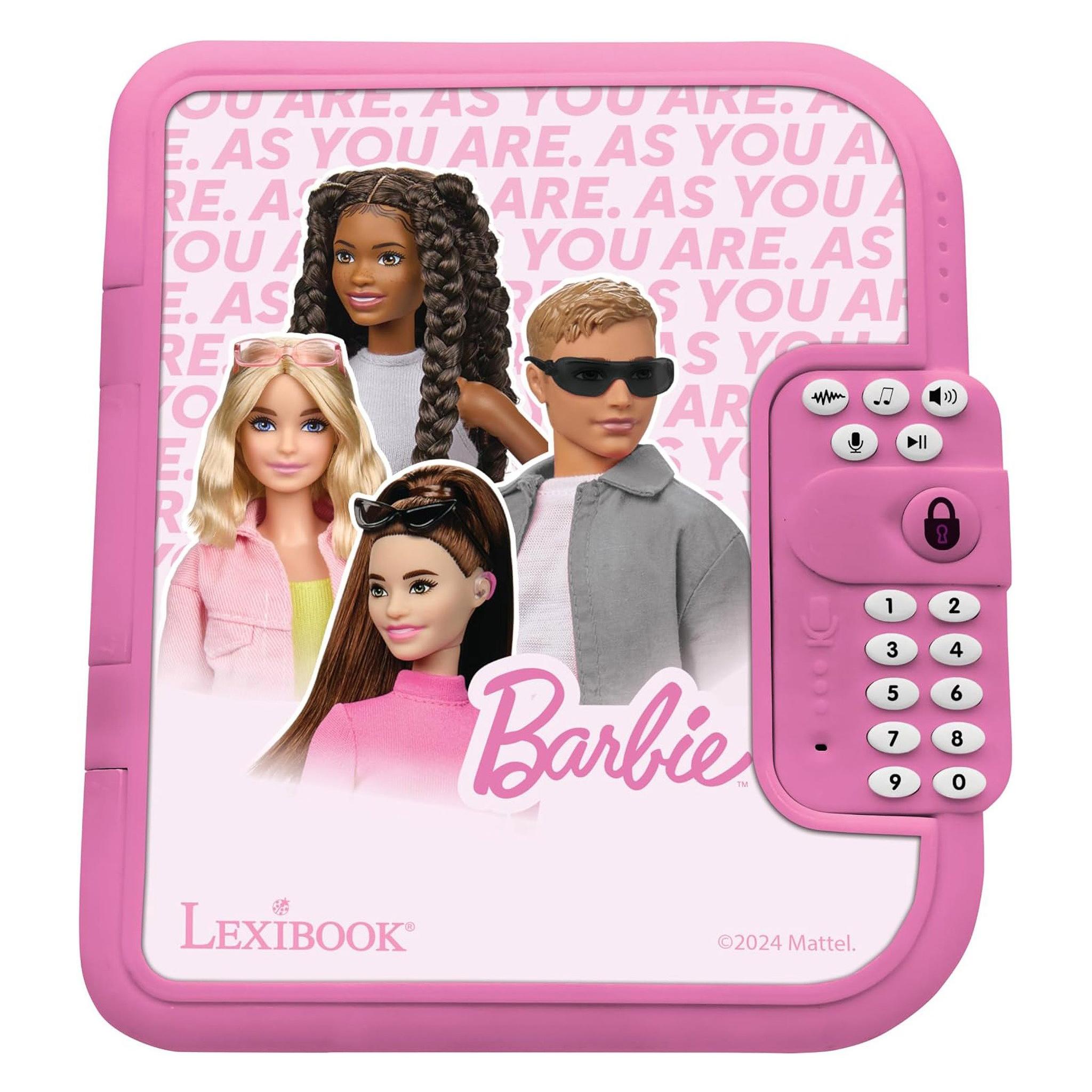 Lexibook Elektronisches Tagebuch Barbie mit Stift & Notizbuch (3380743104430)