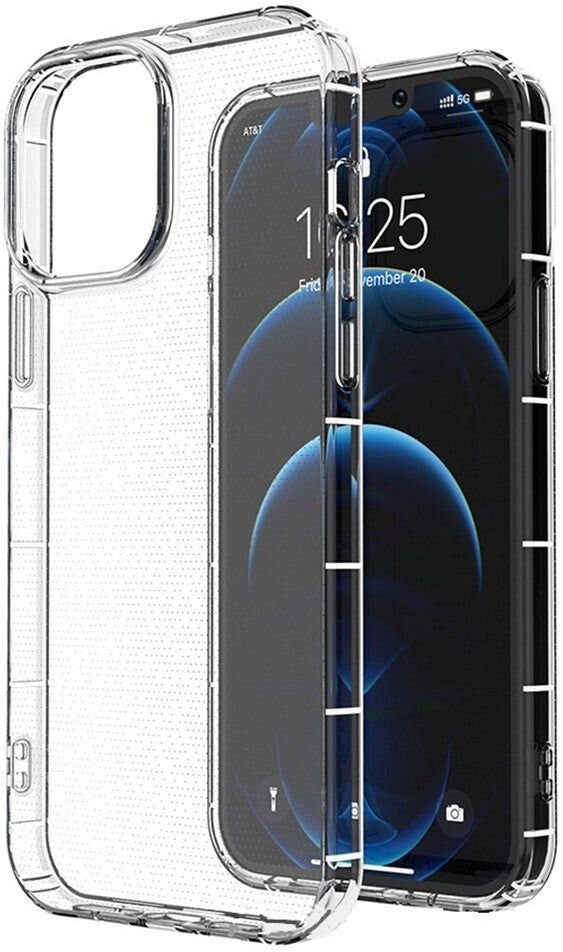 INCOVER iPhone 14 Plus Fleksibel Plastik Airbag Bagside Cover - Gennemsigtig