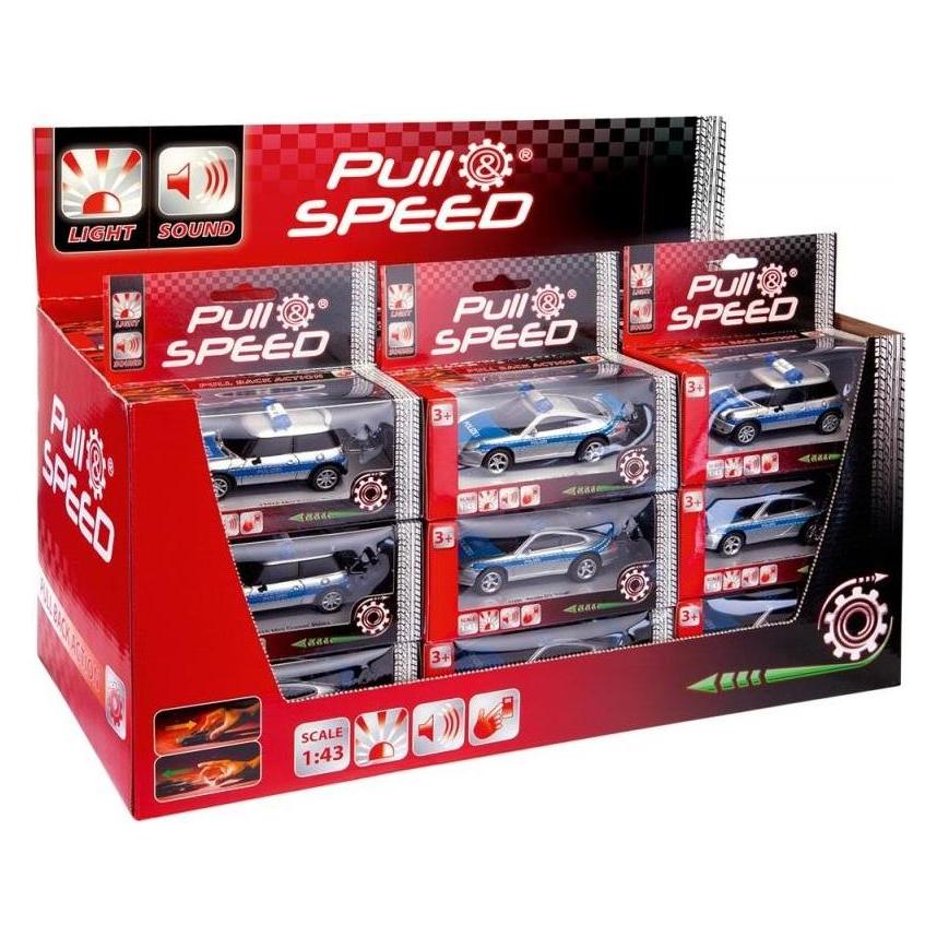 Carrera Pull&Speed Sound & Light Police Verschiedene Typen (260101)