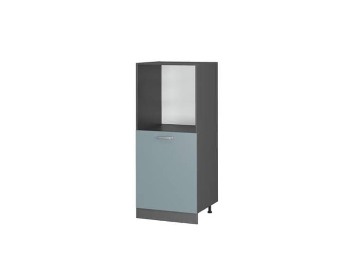 Vicco Herdumbauschrank R-Line, Blau-Grau, 60 cm