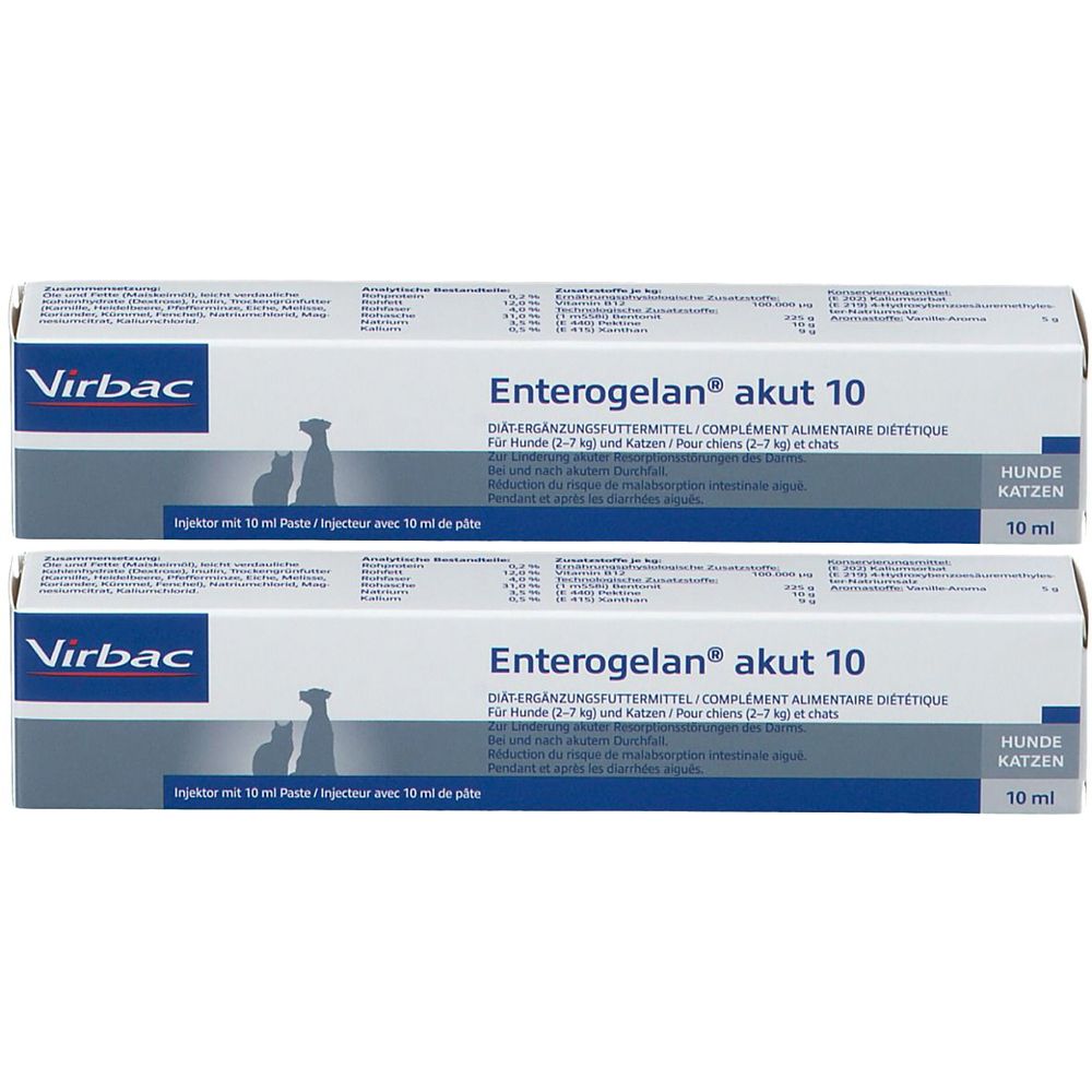 Enterogelan akut 10 x2 2x11,5 g Paste