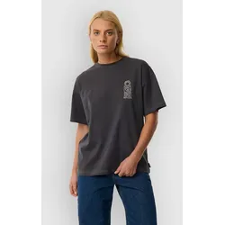 Rip Curl S-Series Oversized T-Shirt washed black Gr. S