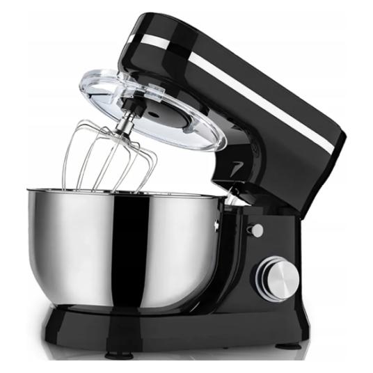 Retoo 3-in-1 Küchenmaschine mit Schneebesen, Rühr- & Knethaken & Spritzschutz (6 l, 2000 W) (61315329)