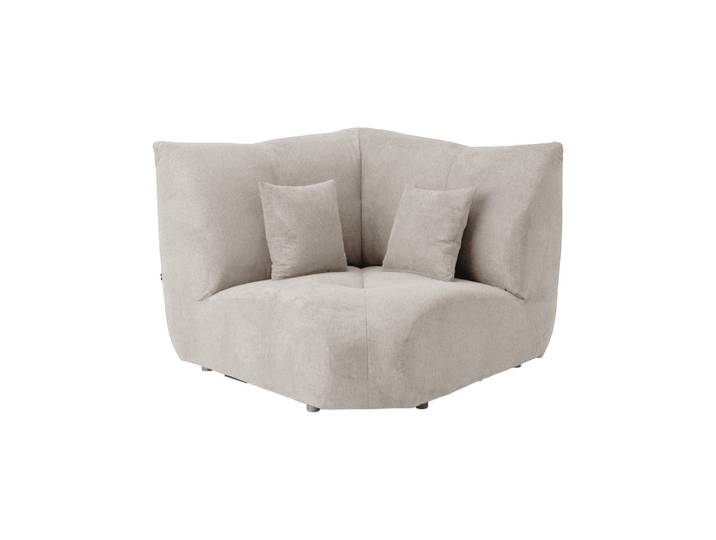 Angle pour canapé modulable tissu naturel