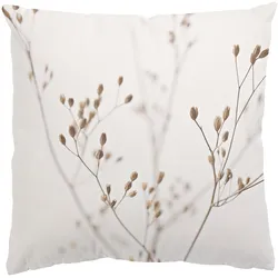 DEKOKISSEN Zarte Knospen am Wildblumenzweig 40/40 cm