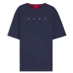 HUGO Azuri T-Shirt Marine Baumwolle Large Herren
