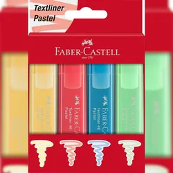 Faber Castell Textmarker TL 46 1-5 mm Pastell 4er Schachtel