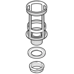 Geberit Bassin aus Kunststoff 240111001 zu Geberit Twinline UP-Spk 12cm