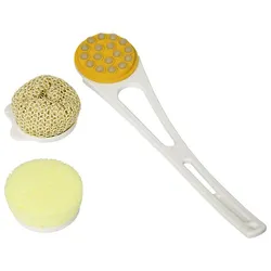 RUSSKA Massagebürsten-Set Kunststoff weiß