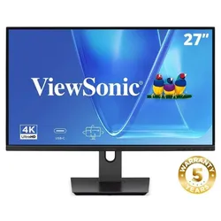 Viewsonic VG Series VG2719U-4K Computerbildschirm 68,6 cm (27") 3840 x 2160 Pixel 4K Ultra HD LED Schwarz