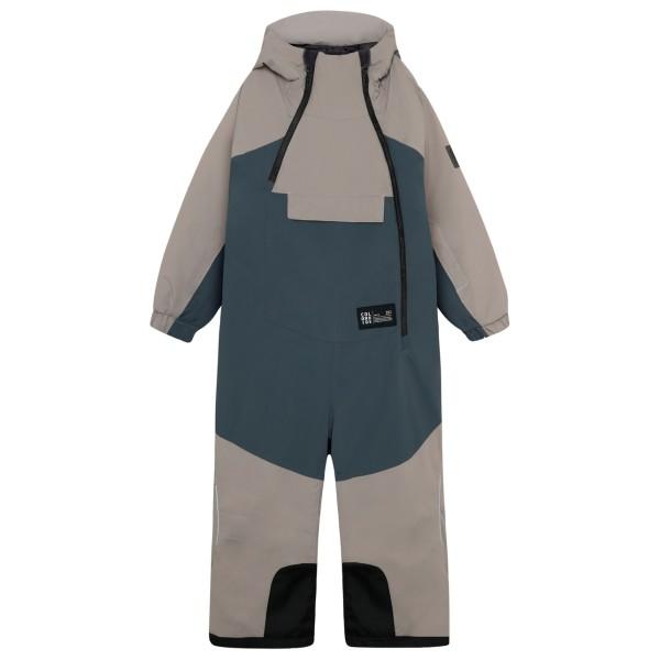 Color Kids - Junior Ski Coverall Colorblock - Overall Gr 152 grau
