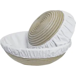 Schneider - Gärtücher für runde Gärkörbe 25 cm, Material: 95 % Baumwolle, 5 % Elastomer