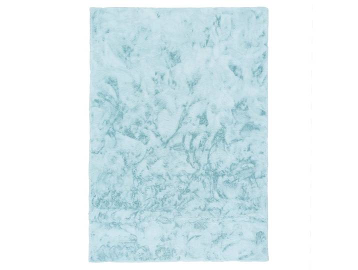 Tapis en fausse fourrure turquoise 120x170 cm