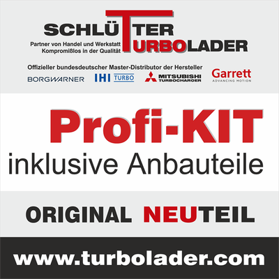 SCHLÜTTER TURBOLADER Lader, Aufladung 166-00325 für Opel