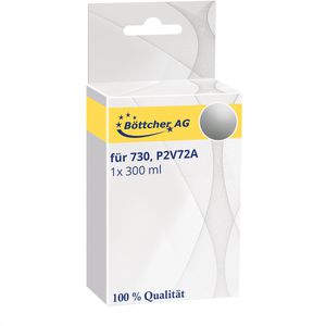 kompatibel für HP 730, P2V72A, 300 ml, grau, Tinte