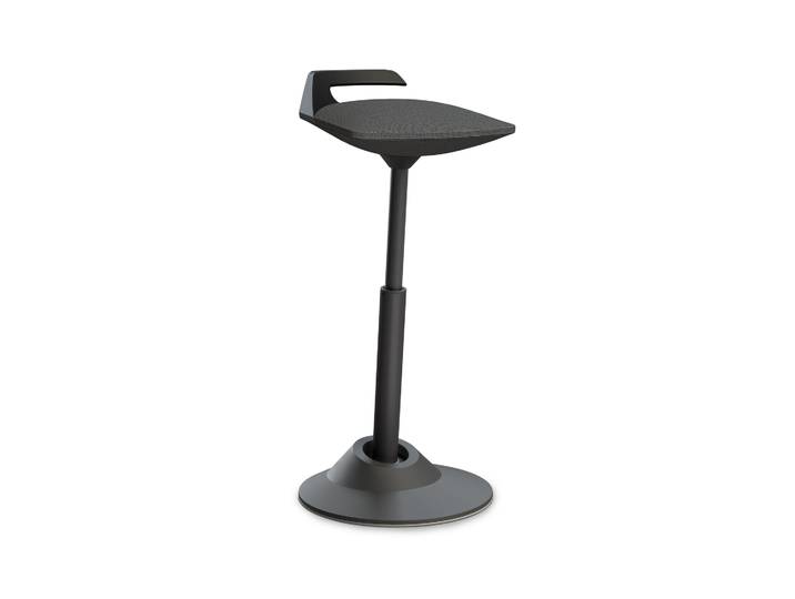 Aeris Muvman high stool Gray/Black, Rubber, Dynamic sitting - ideal for healthy sitting