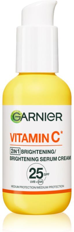 Garnier Vitamin C Creme og serum med lysende effekt Med C-vitamin 50 ml