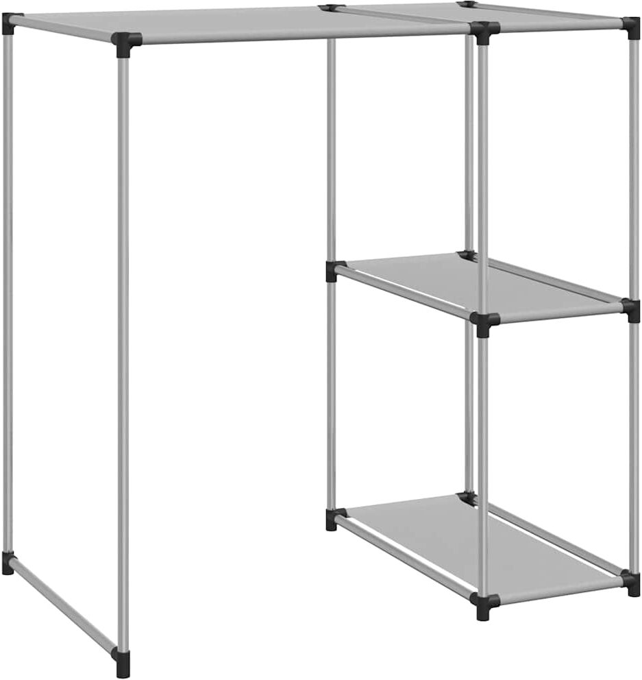 vidaXL Support de rangement sur la machine à laver Gris 87x55x90,5 cm