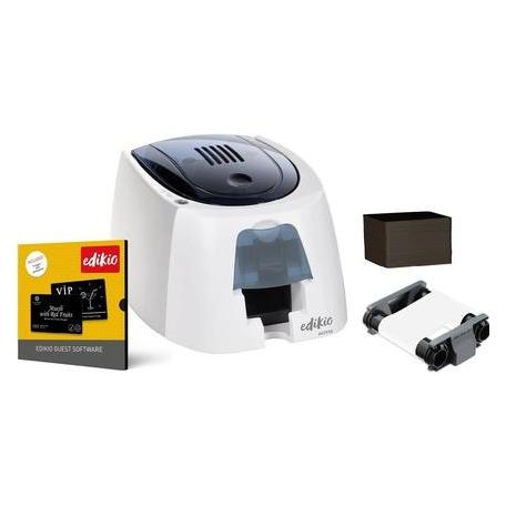 Evolis Edikio ACCESS Guest solution, einseitig, 12 Punkte/mm (300dpi), USB Kartendrucker, einseitig, Thermo (300 dpi) (EA2U0000BS-BS011)