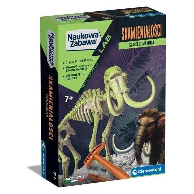 Clementoni Wissenschaftlicher Spass. Fossilien. Fluoreszierendes Mammut (50859)