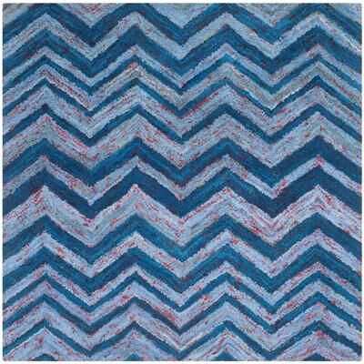 SAFAVIEH Handmade Nantucket Orvokki Contemporary Cotton Rug