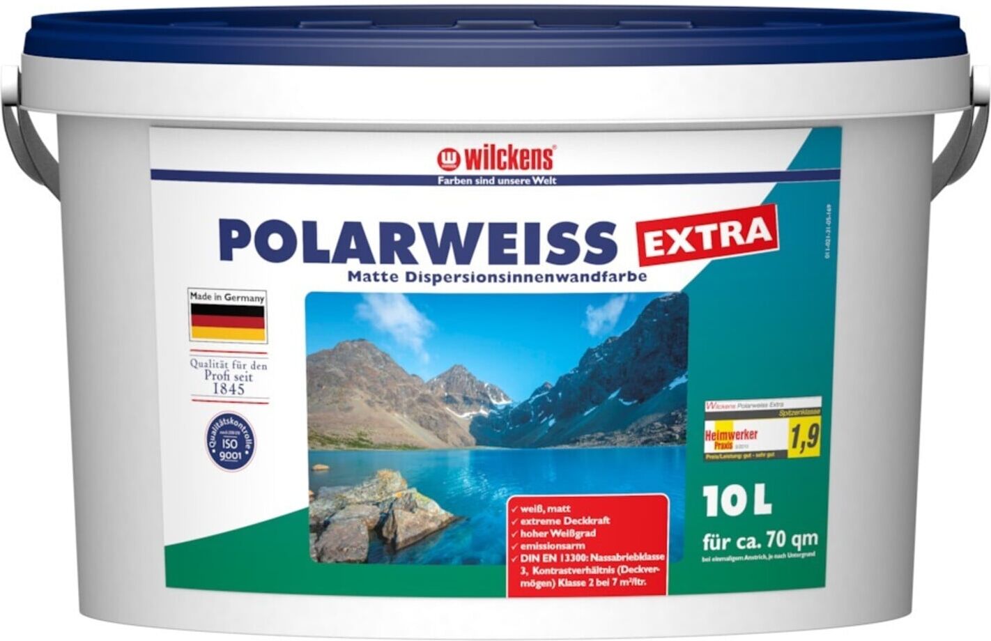 wilckens Dispersionsfarbe Innen 10 l, superweiß (13291000110)