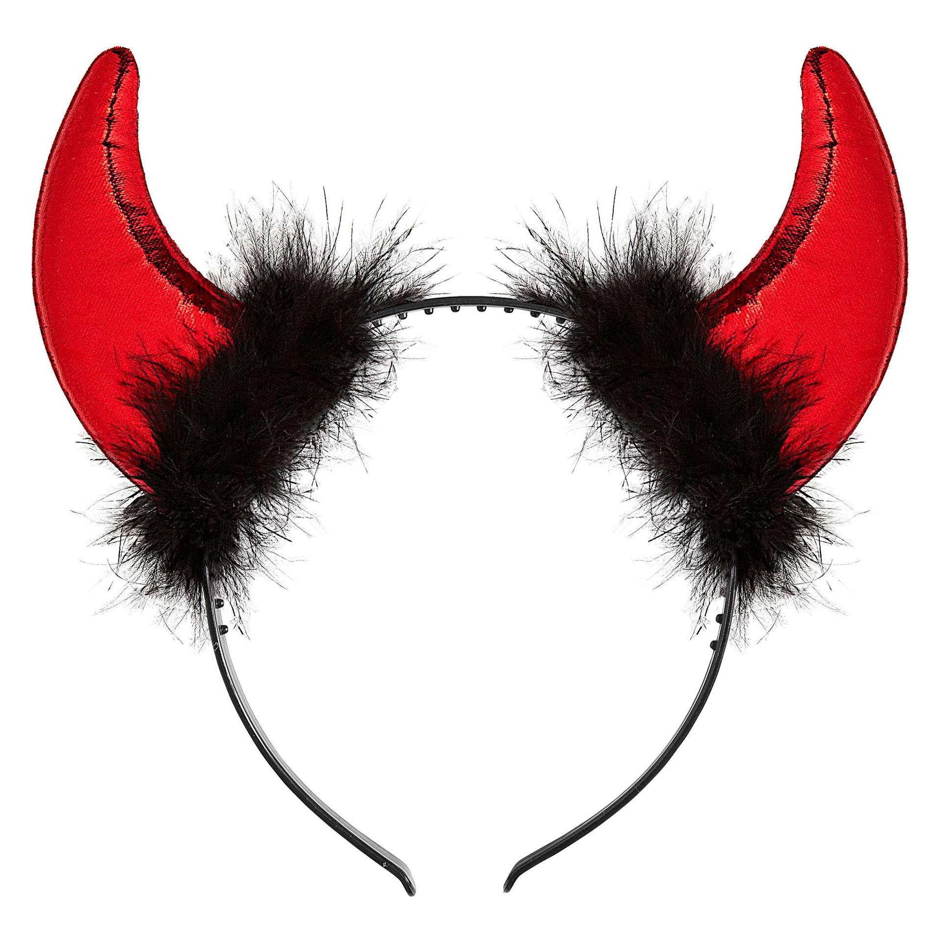 Widmann Teufelhörner aus Metall rot (981182)