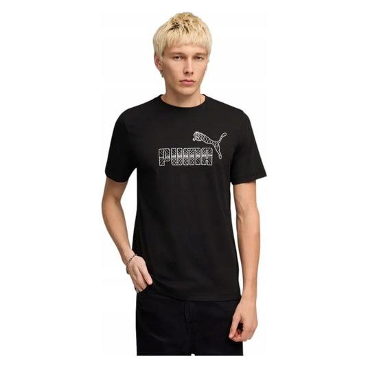 Puma Graphic Nr. 1 Logo-T-Shirt, Schwarz (M) (70052101)