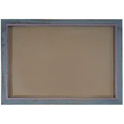 Mendler Bilderrahmen T248, Fotorahmen Holzrahmen Wand-Rahmen, 36x51cm Shabby-Look Landhaus ~ grau