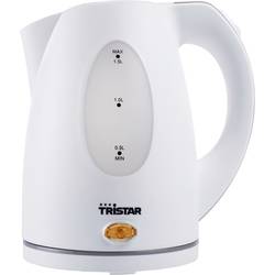Tristar WK-1324 Wasserkocher schnurlos, BPA-frei, Überhitzungsschutz Weiß Fassungsvermögen: 1.5 l