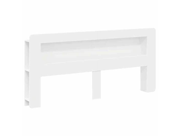 Accessoire de lit - Blanc - Cabinet de Tête de Lit avec stockage Blanc Bois d'ingénierie_30338