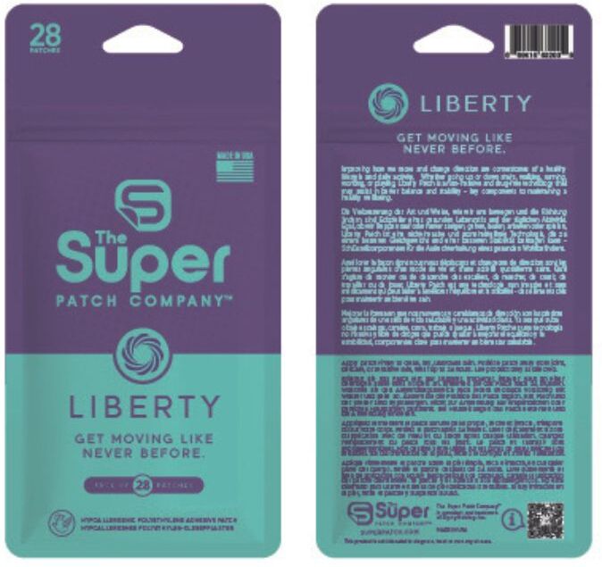 Liberty Super Patch - Pacote de 30 parches: Tecnologia não invasiva e livre de fármacos que melhora o equilíbrio e a estabilidade