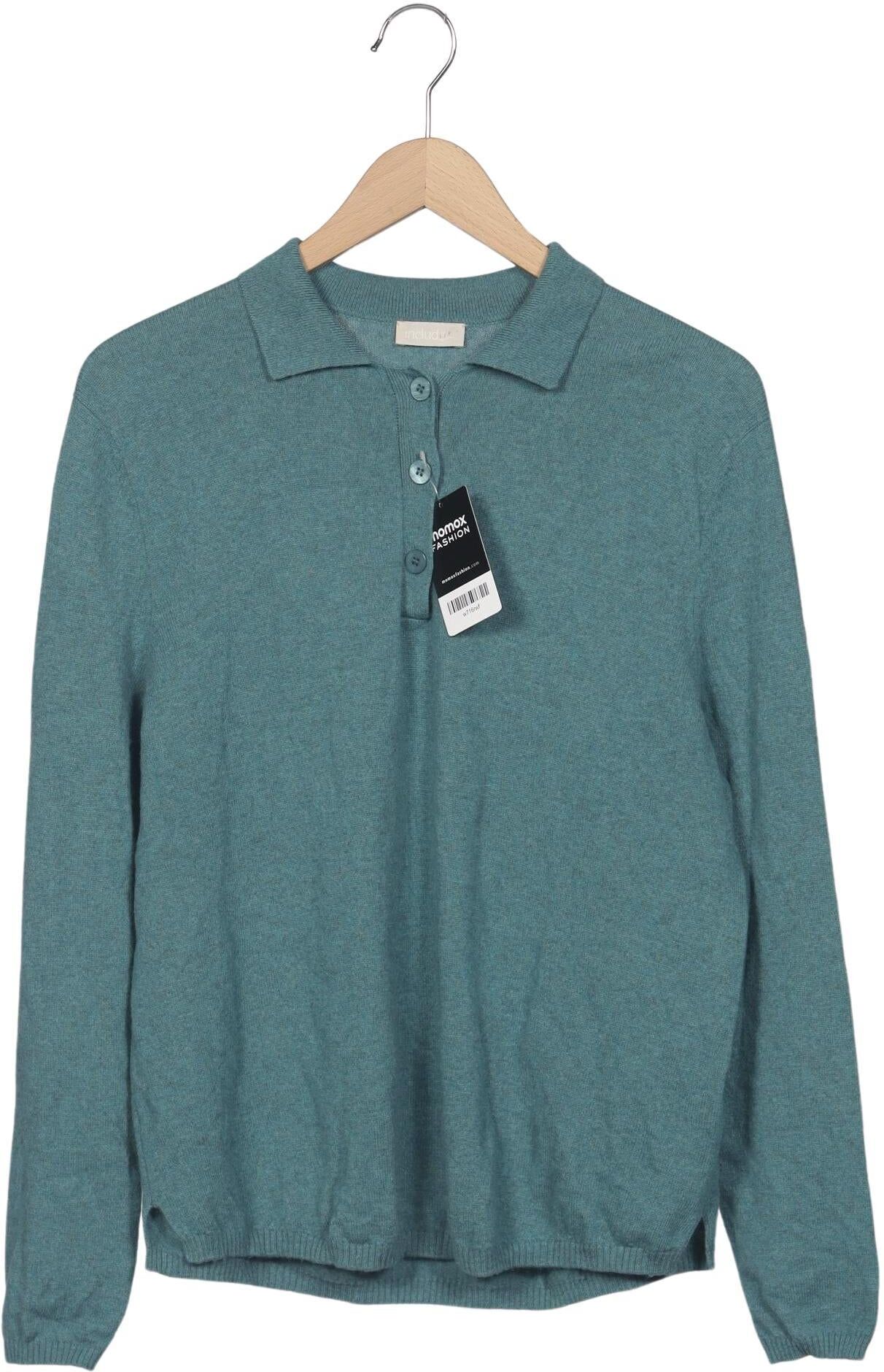 Include Damen Pullover, Türkis, Gr. EU 42, Kaschmir - Second Hand