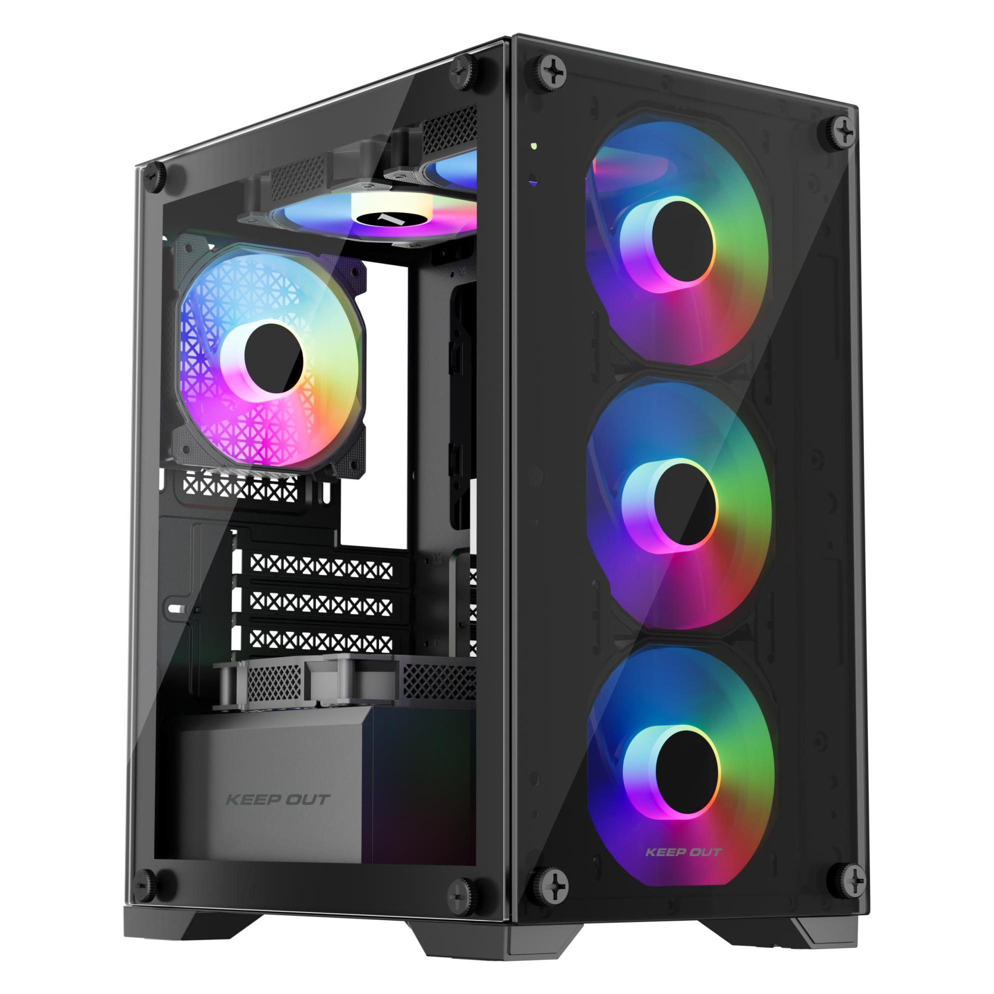 KeepOut XC-201 GLASS (ATX, ITX, mATX) (XC-201 GLASS)