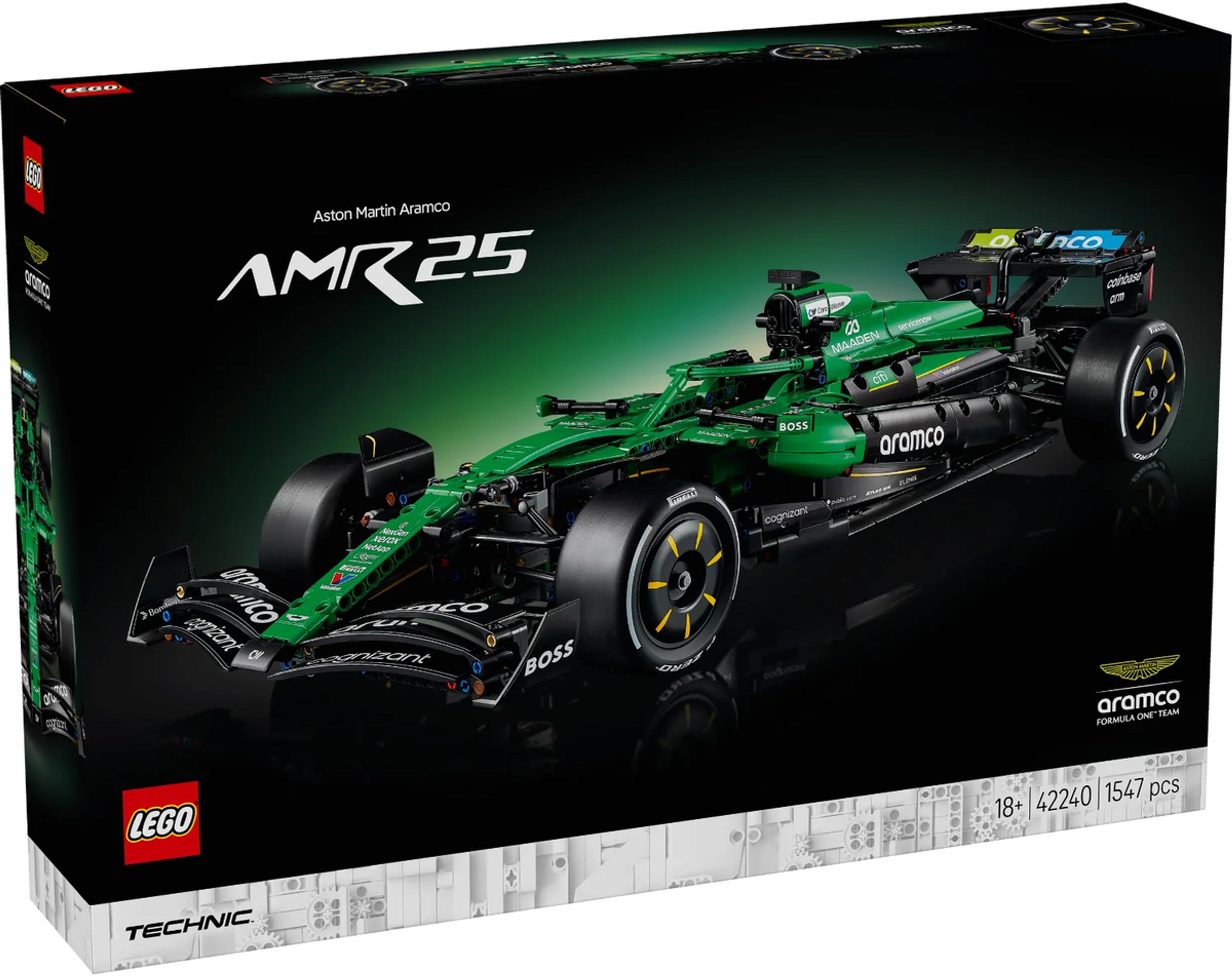 LEGO Aston Martin Aramco AMR25 F1 Car